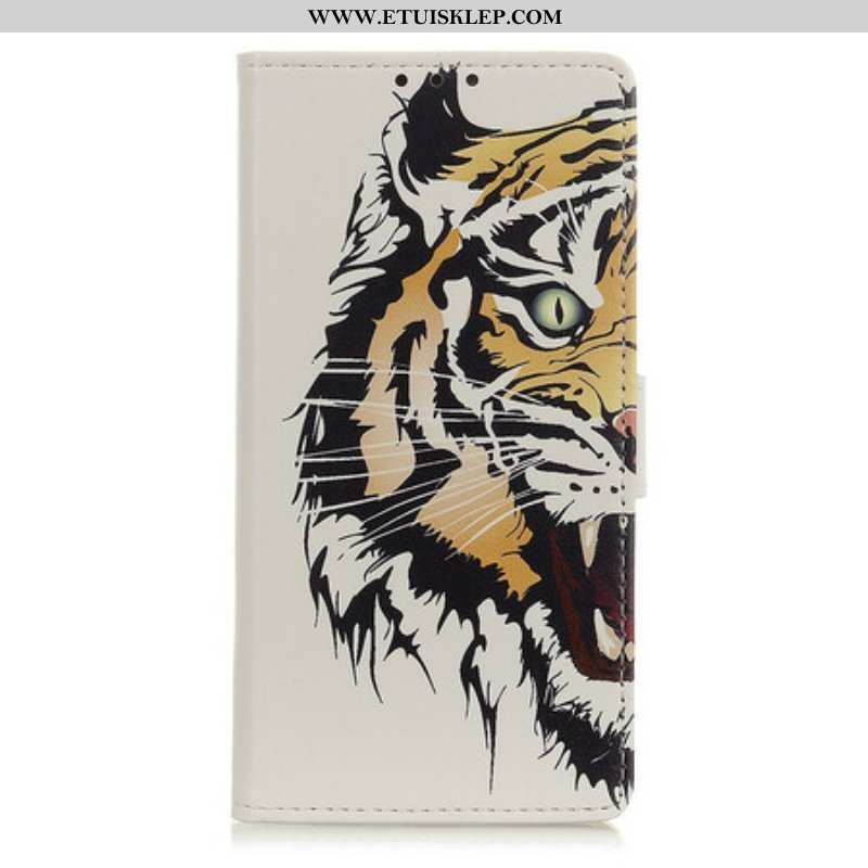 Etui Folio do Samsung Galaxy S21 Plus 5G Zaciekły Tygrys